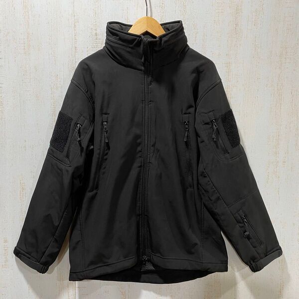 YMCL タクティカル ジャケット ソフトシェルジャケット サイズM snp jacket ミリタリー BDU ブラック