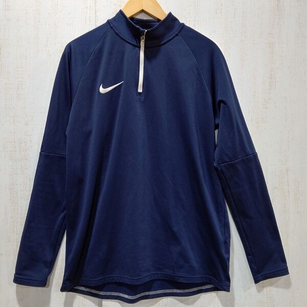 NIKE ナイキ DRI−FIT ハーフジップ トラックジャケット ジャージ ロゴ刺繍 839347−451
