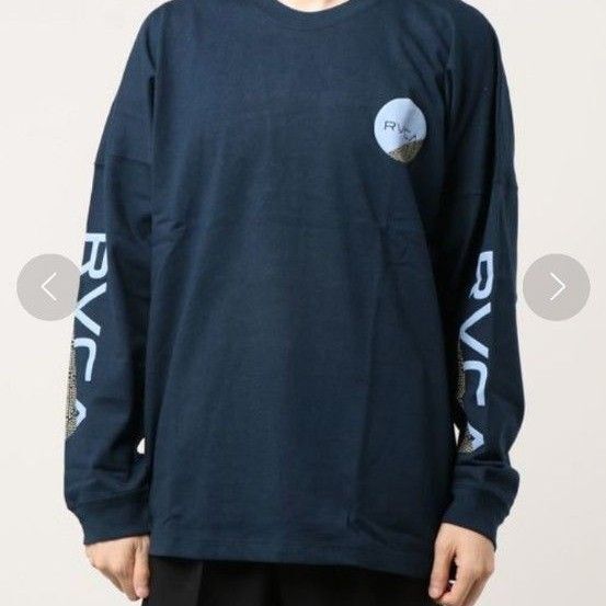 RVCA ルーカ ビッグシルエットプリント ロンT BA042-059 サイズL