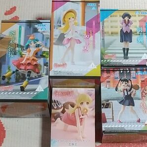 物語シリーズ フィギュア まとめ売り 5種セット 忍野忍 斧乃木余接 羽川翼 八九寺真宵