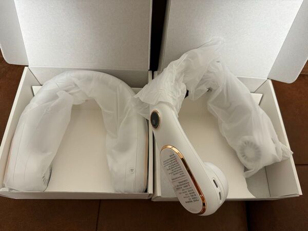 2個セット】首かけ扇風機 ネッククーラー 携帯扇風機 LEDディスプレイ搭載 首掛けクーラー ネックファンミニ 扇風機