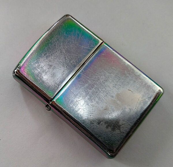 ZIPPO ジッポー ライター シルバーカラー オイルライター