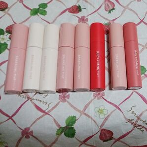 A'pieu ジューシーパンティント、スパークリングティント 8本セット まとめ売り