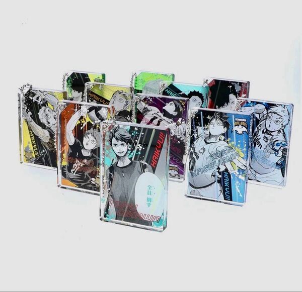 ハイキュー ドミノ風アクリルキーホルダーコレクション 全12種コンプセット