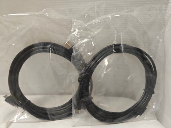 【新品未開封】PS5用コントローラー充電ケーブル 3m 2本セット