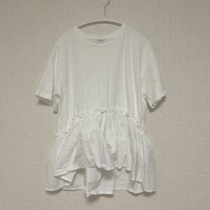 ローリーズファーム ペプラム Tシャツ ホワイト 白 LOWRYSFARM
