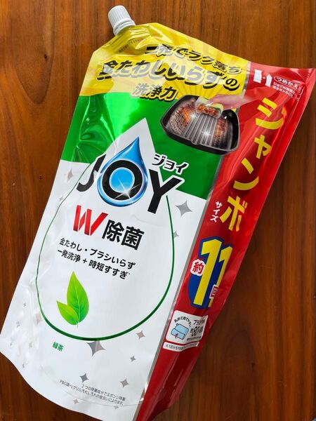 ジョイ W除菌 詰め替え ジャンボ 緑茶 11回分 1425 食器用洗剤