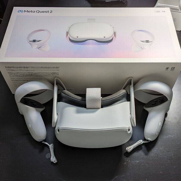 【ほぼ未使用】 Meta Quest 2 128GB ホワイト VRヘッドセット VRゴーグル