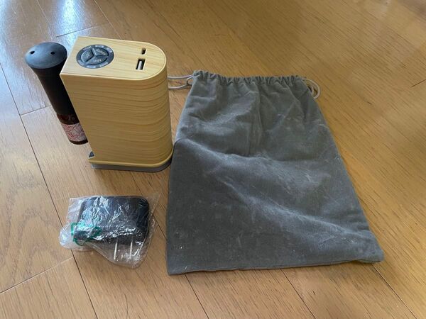 【本日限り】木目調アロマディフューザー ベージュ