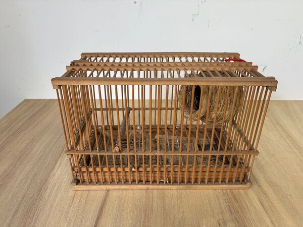 木製 アンティーク鳥かご 鳥かご 昭和レトロ アンティーク 鳥カゴ
