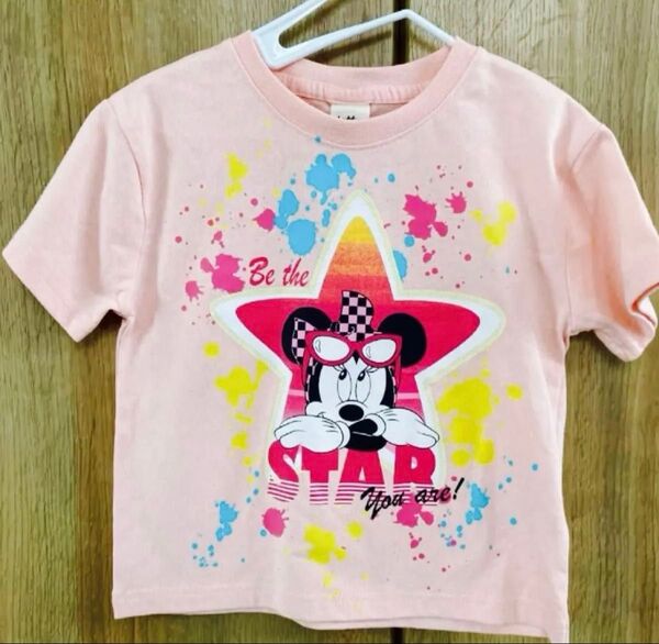 Disney ミニーマウス Tシャツ サイズ90 ピンク 新品タグ付き ディズニー キャラクター