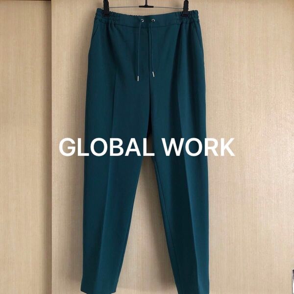 GLOBAL WORK テーパードイージーパンツ M グローバルワーク スゴラクイージーパンツ