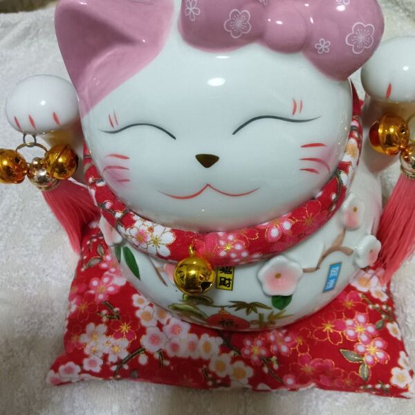 大きな招き猫/貯金箱 縁起物 開運