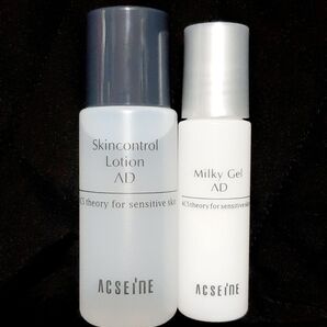 新品 アクセーヌ ADコントロールローション 28ml化粧水 敏感肌化粧水 ミルキィジェルAD 12ml ジェル乳液 ミニサイズ