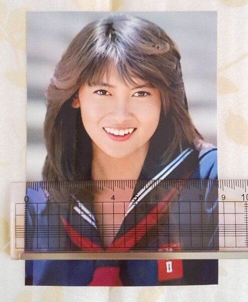 中山美穂 L判写真 セーラー服