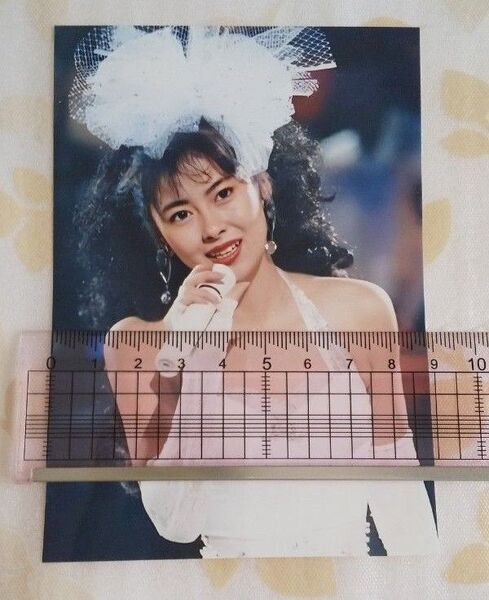 中山美穂 L判写真 ドレス