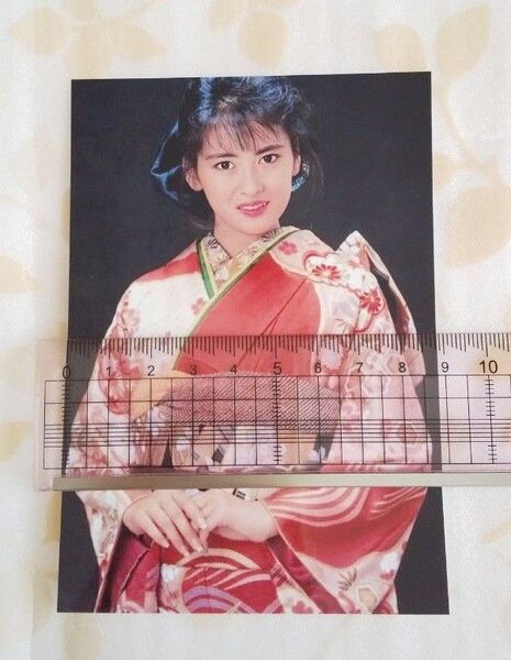 中山美穂 L判 写真 着物