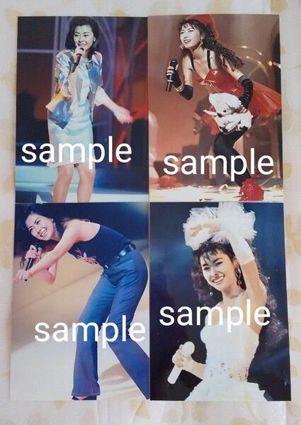中山美穂 L判写真 4枚組