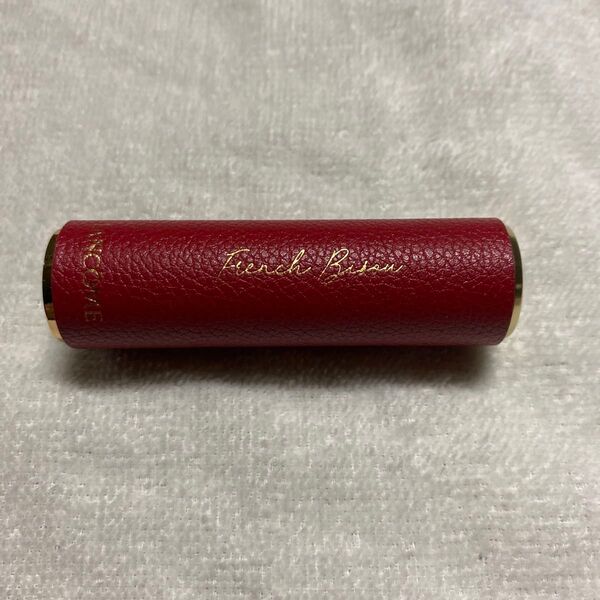 1度使用 美品 ランコム ラプソリュ ルージュリップスティック、525番「フレンチ ビスー」限定 レザーケース