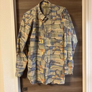 F.INCOTEX 総柄シャツ 古着
