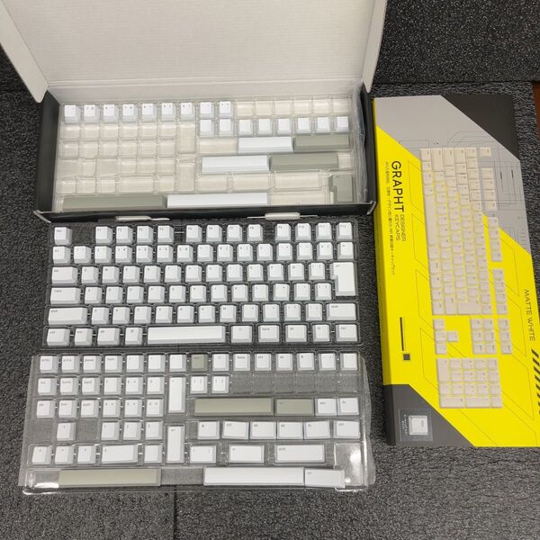 【新品】GRAPHT Cherry MX用 PBT キーキャップ 158キー