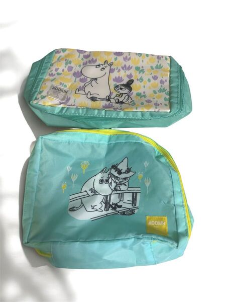 ムーミン オムツポーチ 保育園ポーチ 育児ポーチ 2個セット おでかけ 出産 マタニティ 赤ちゃん ベビー