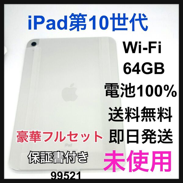 未使用 iPad10 第10世代 64 GB Wi-Fi Silver 本体