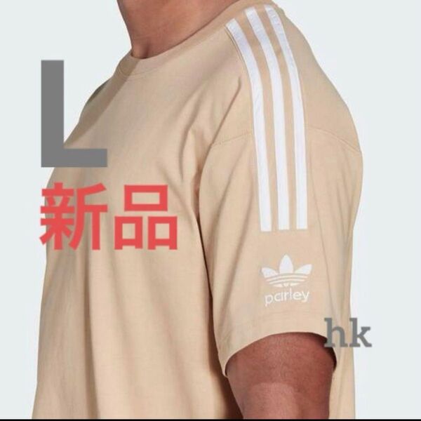 アディダスオリジナルス スリーストライプス 半袖 Tシャツ L