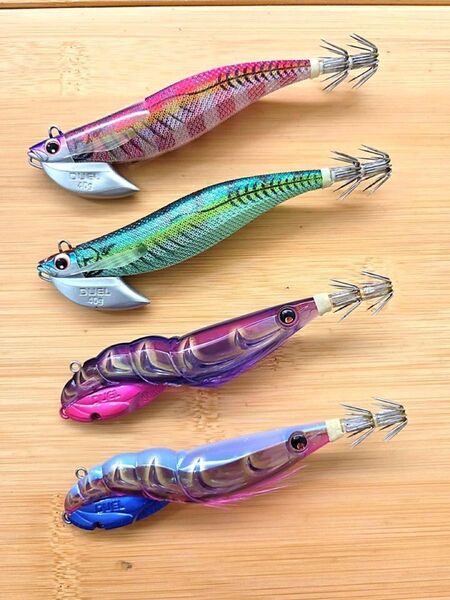 【DUEL 】EZ-Qオーロラ30g×2個 フラッシュフィン TR40g×1個