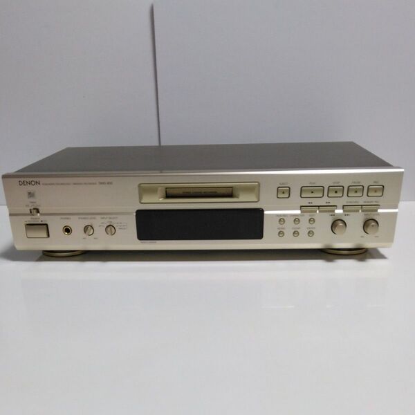 DENON MDレコーダー DMD-800 ゴールド リモコン・説明書あり【再生OK】【録音NG】【ジャンク】