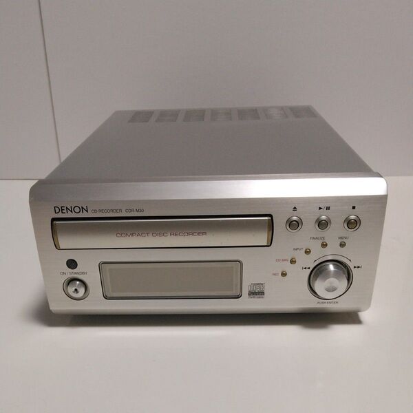 DENON CDレコーダー CDR-M30 シルバー 【リモコン説明書あります】