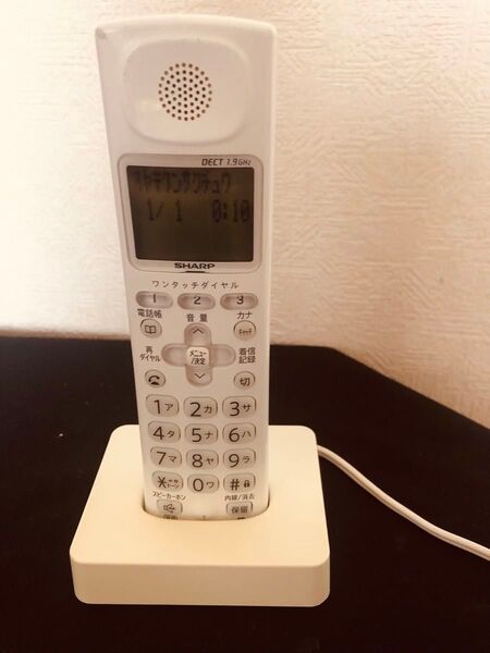即日発送 SHARP コードレス電話機用 子機 JD-KS100 増設子機 1.9GHz方式