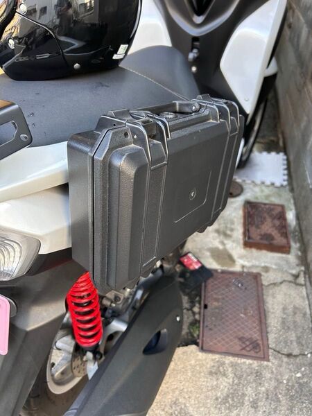 サイドケース バイク用 テールランプ連動 ランプ付き 2個セット