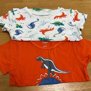 2枚セット 恐竜Tシャツ 110サイズ ?4歳子供服 男の子