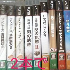 PS3 ソフト 2本で