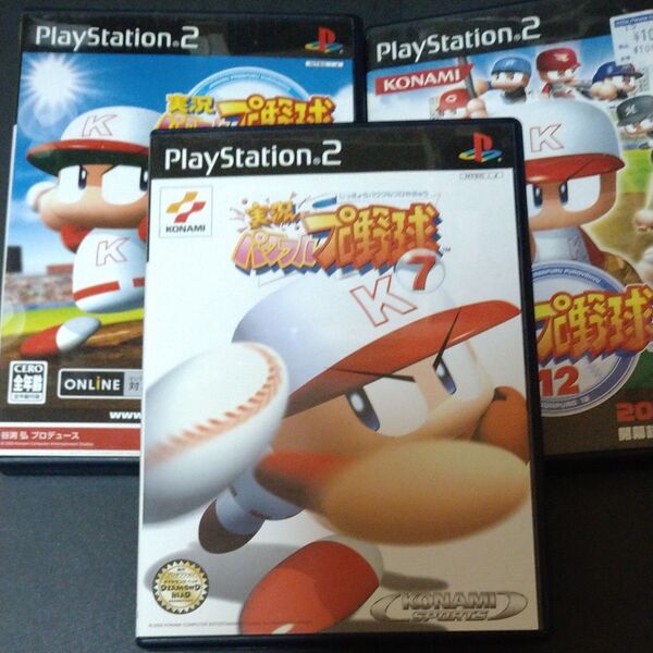 PS2ソフト 実況パワフルプロ野球7 10 12