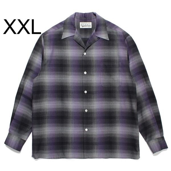 XXLサイズ ワコマリア ombre オンブレチェックシャツ