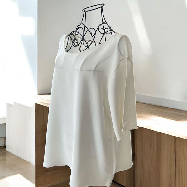 THE ROW ザロウ 白 ブラウス Sサイズ Tシャツ 夏 トップス カットソー 半袖