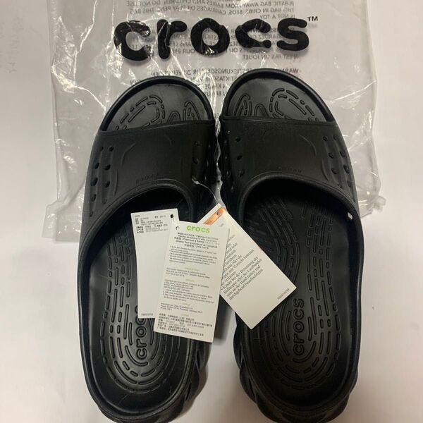 クロックス crocs エコースライド ブラック