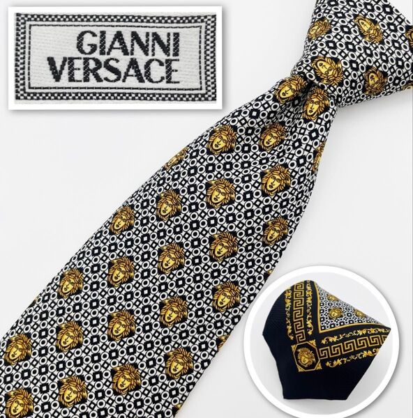 Gianni Versace ジャンニヴェルサーチ ネクタイシルク メドゥーサ