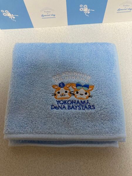 横浜DeNAベイスターズ タオルハンカチ 今治 DB.スターマン DB.キララ ミニタオル 刺繍 ハンドタオル