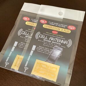 ☆ CELL ANTENNA 信号増強 アンテナアンプステッカー 2個セット