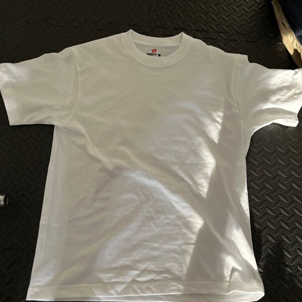 半袖 ビーフィー S サイズ Tシャツ 白 黒 2枚 ヘインズ クルーネック 厚地 無地 BEEFY-T ホワイト ブラック
