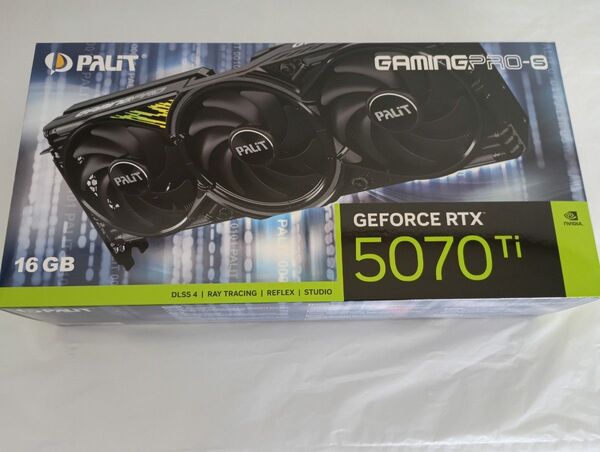 Palit GeForce RTX5070Ti GamingPro-S 16GB レシートあり