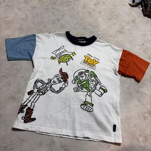 グレードスコープ 130 トイストーリー Tシャツ 美品 蓄光 半袖 男の子 ピクサー TOY STORY バズ kladskap