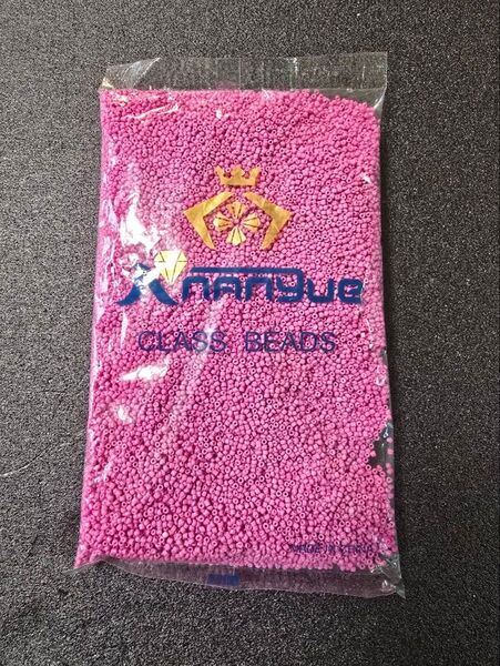 【訳あり】丸小ビーズ ピンク ①約450g 手芸 ハンドメイド アクセサリー バッグ ブレスレット 材料