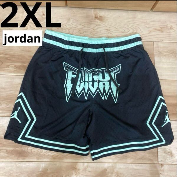 ジョーダン jordan ショートパンツ 黒 バスパン ハーフパンツ 2XL