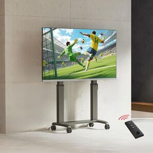 電動テレビスタンド 壁寄せ 100インチまで対応 耐荷重136KG