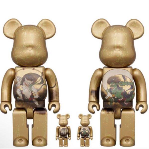 BE@RBRICK 風神雷神 100% & 400% 4 PCS SET