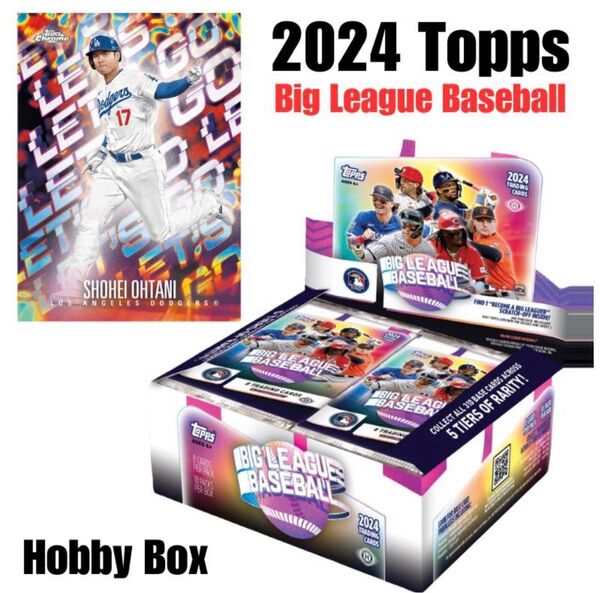 MLB 2024 TOPPS BIG LEAGUE BASEBALL HOBBY BOX ボックス 新品 未開封 シュリンク付き